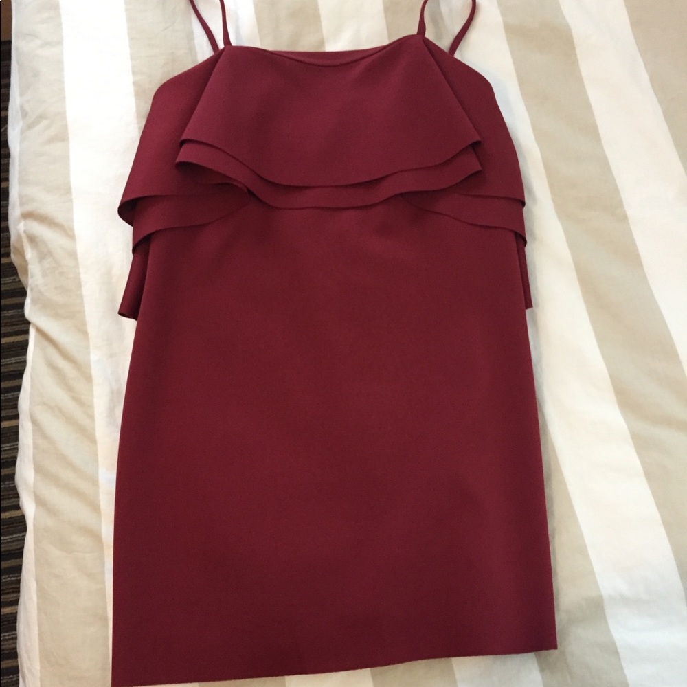 Asos berry party dress